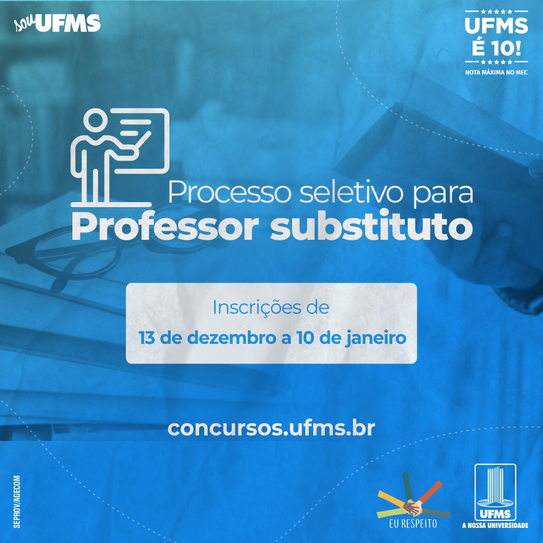 UFMS divulga abertura de edital para seleção de propostas para o