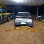 PRF apreende 114 Kg de maconha na BR-262