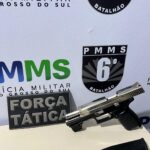 Polícia Militar retira pistola de uso restrito das ruas em Corumbá