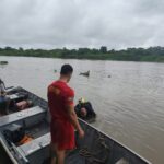 Corpo de Bombeiros realiza buscas por turista de 63 anos desaparecido no Rio Paraguai, em Porto Esperança